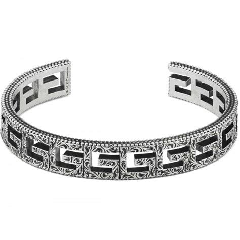 gucci bangles silver